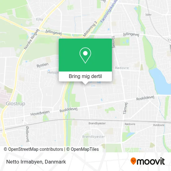 Netto Irmabyen kort