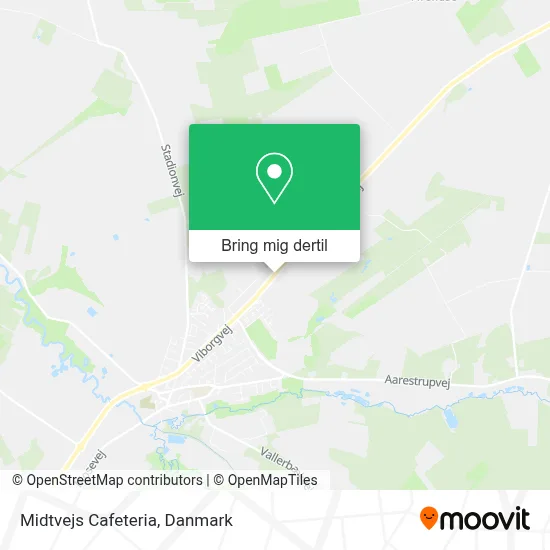 Midtvejs Cafeteria kort