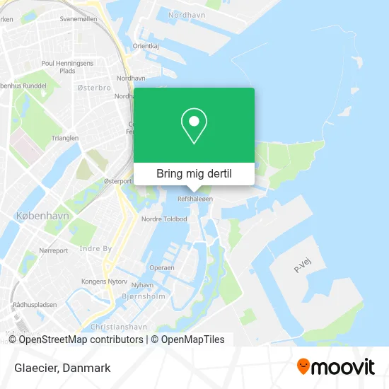 Glaecier kort