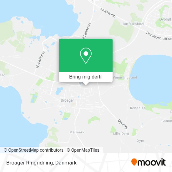 Broager Ringridning kort