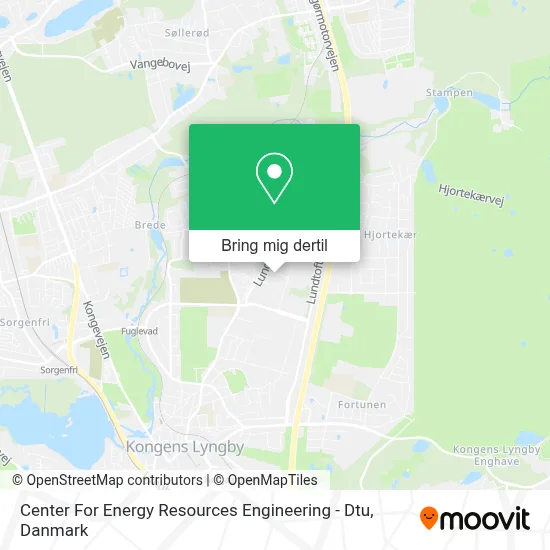 Center For Energy Resources Engineering - Dtu kort