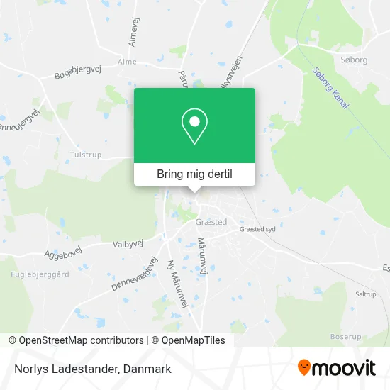 Norlys Ladestander kort