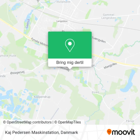 Kaj Pedersen Maskinstation kort