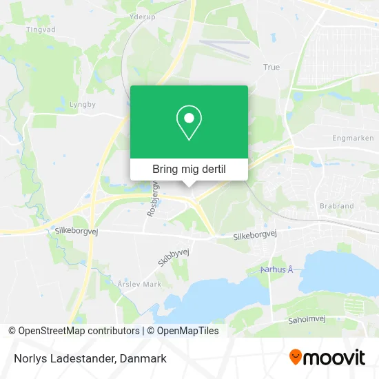 Norlys Ladestander kort