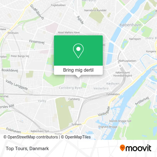 Top Tours kort