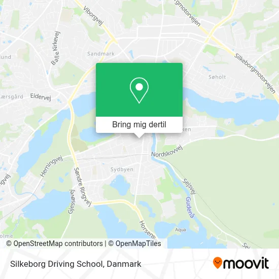 Silkeborg Driving School kort