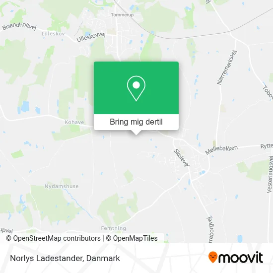 Norlys Ladestander kort