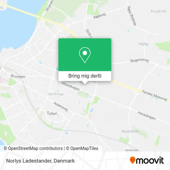 Norlys Ladestander kort