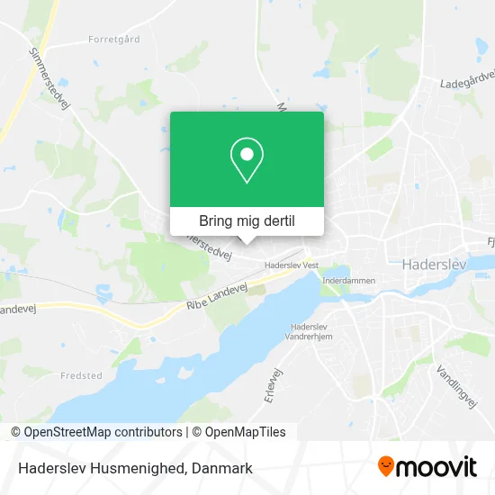 Haderslev Husmenighed kort