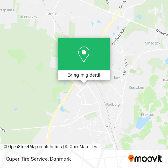 Super Tire Service kort