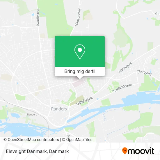 Eleveight Danmark kort