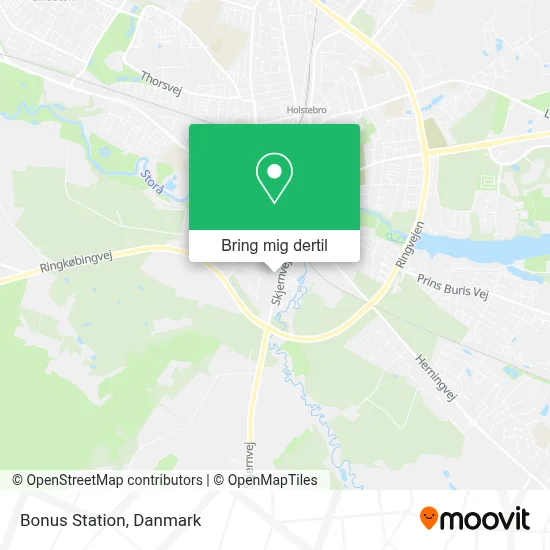Bonus Station kort