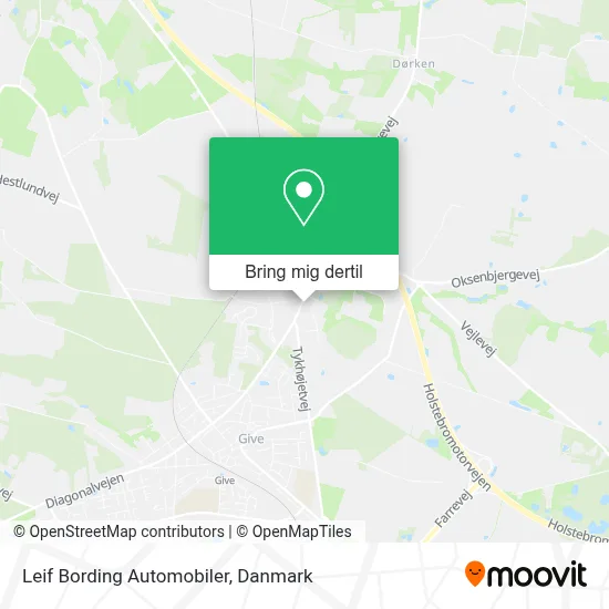 Leif Bording Automobiler kort