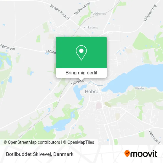 Botilbuddet Skivevej kort