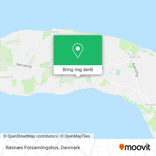 Røsnæs Forsamlingshus kort