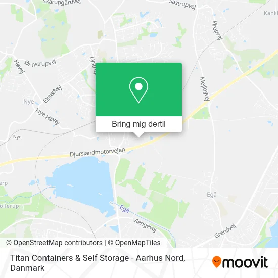 Titan Containers & Self Storage - Aarhus Nord kort