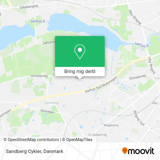 Sandberg Cykler kort