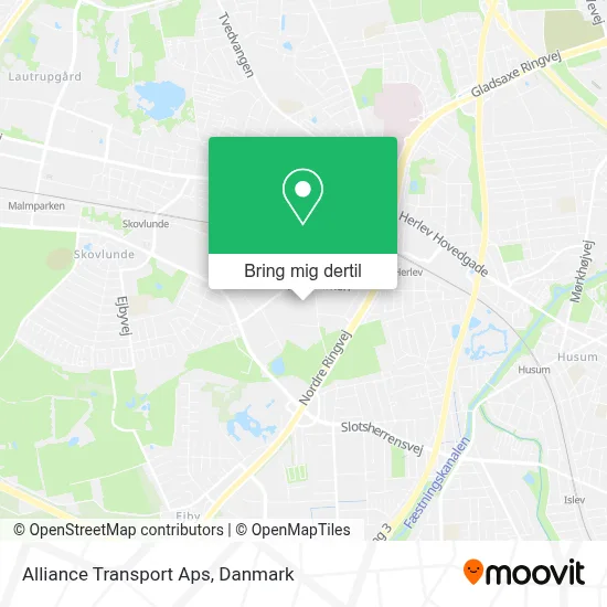 Alliance Transport Aps kort