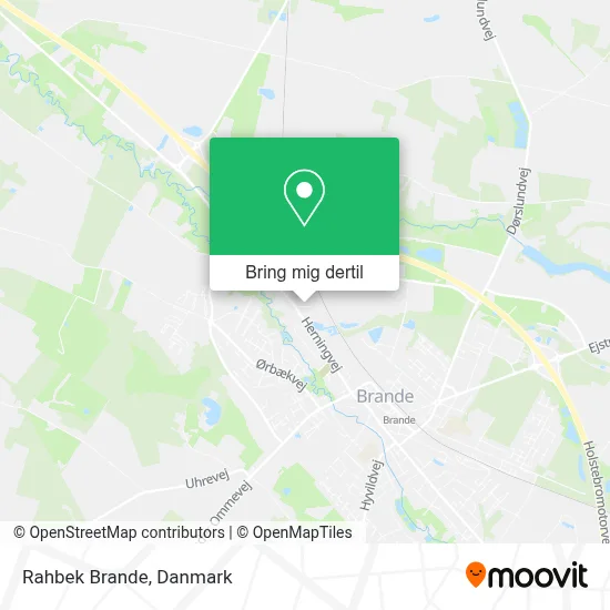Rahbek Brande kort