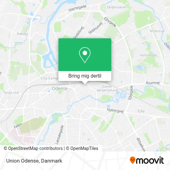 Union Odense kort