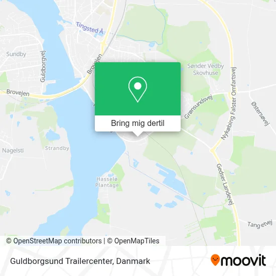 Guldborgsund Trailercenter kort