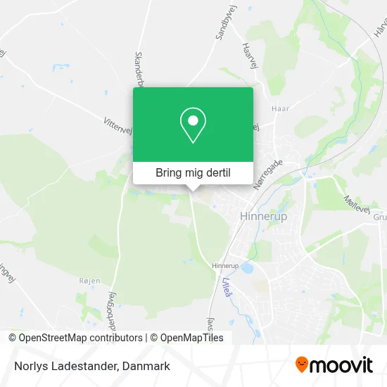 Norlys Ladestander kort