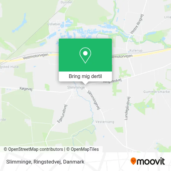 Slimminge, Ringstedvej kort