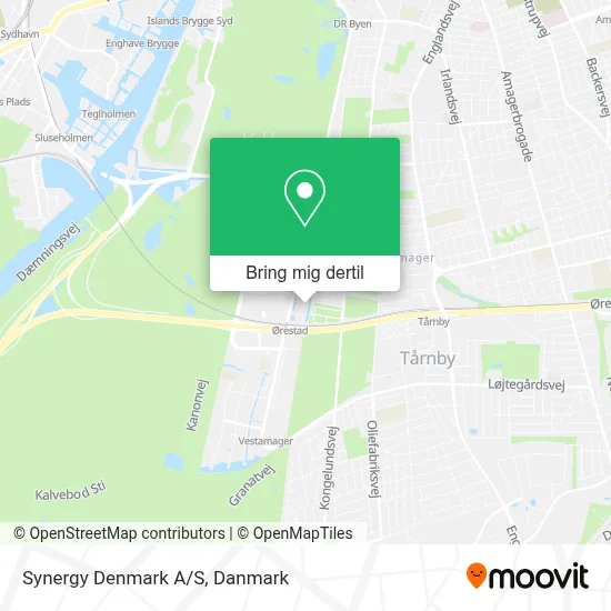 Synergy Denmark A/S kort