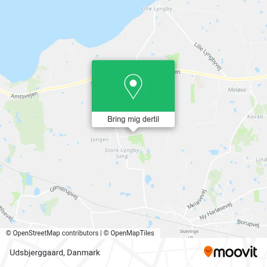 Udsbjerggaard kort