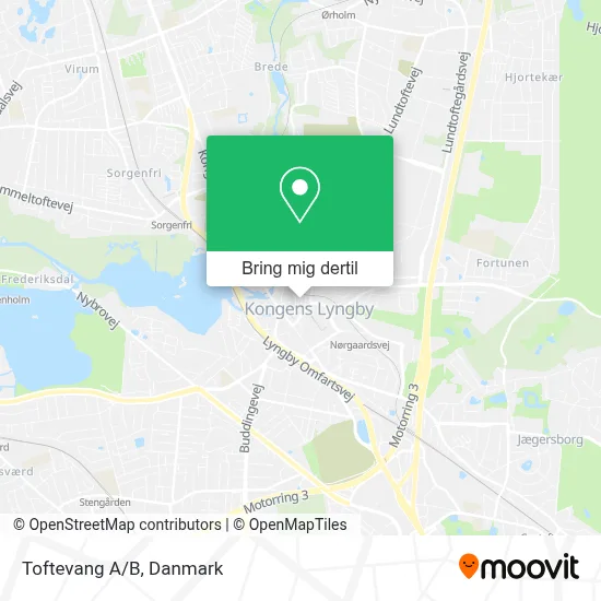 Toftevang A/B kort