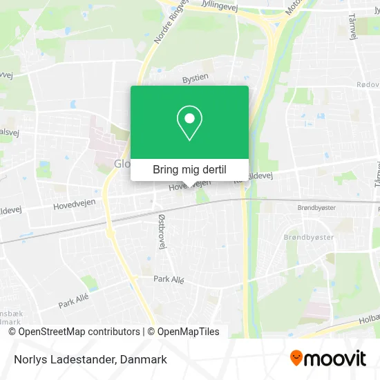 Norlys Ladestander kort