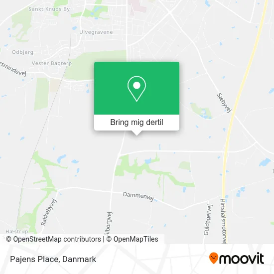 Pajens Place kort