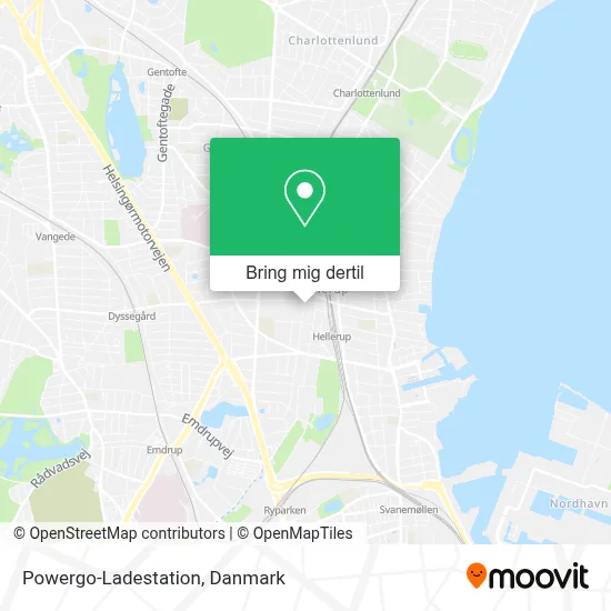 Powergo-Ladestation kort