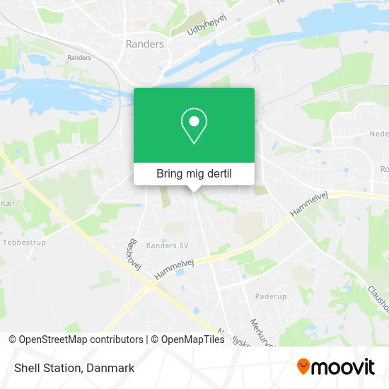 Shell Station kort