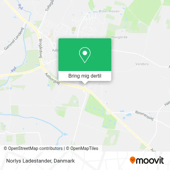 Norlys Ladestander kort