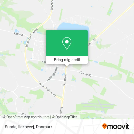 Sunds, Ilskovvej kort