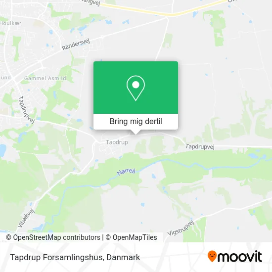 Tapdrup Forsamlingshus kort