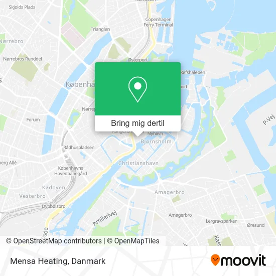 Mensa Heating kort