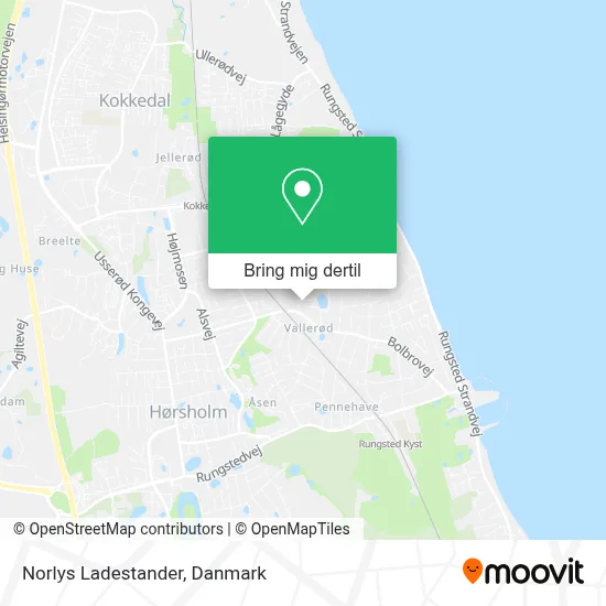Norlys Ladestander kort