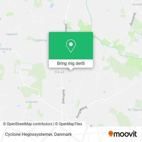 Cyclone Hegnssystemer kort