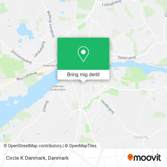 Circle K Danmark kort