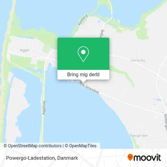 Powergo-Ladestation kort