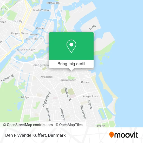 Den Flyvende Kuffert kort