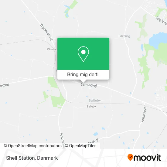 Shell Station kort