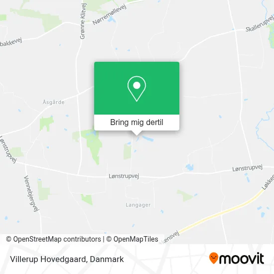 Villerup Hovedgaard kort
