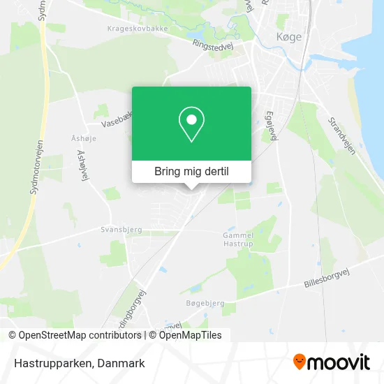 Hastrupparken kort