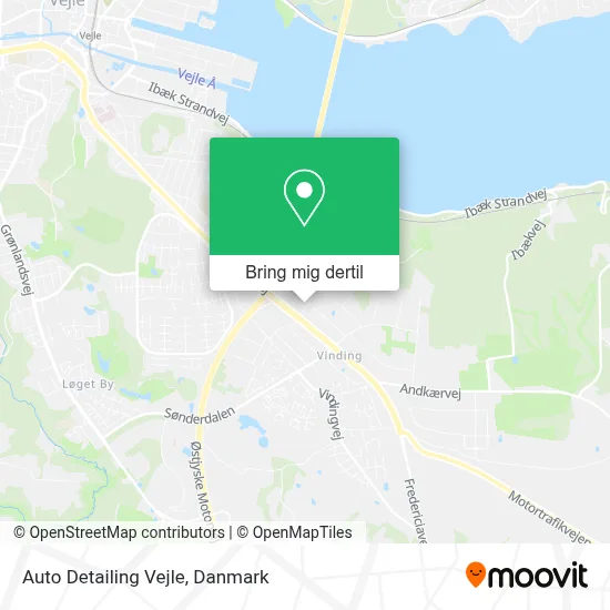 Auto Detailing Vejle kort