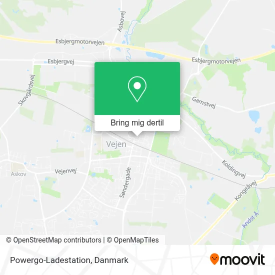 Powergo-Ladestation kort