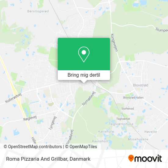 Roma Pizzaria And Grillbar kort