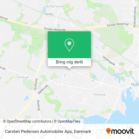 Carsten Pedersen Automobiler Aps kort